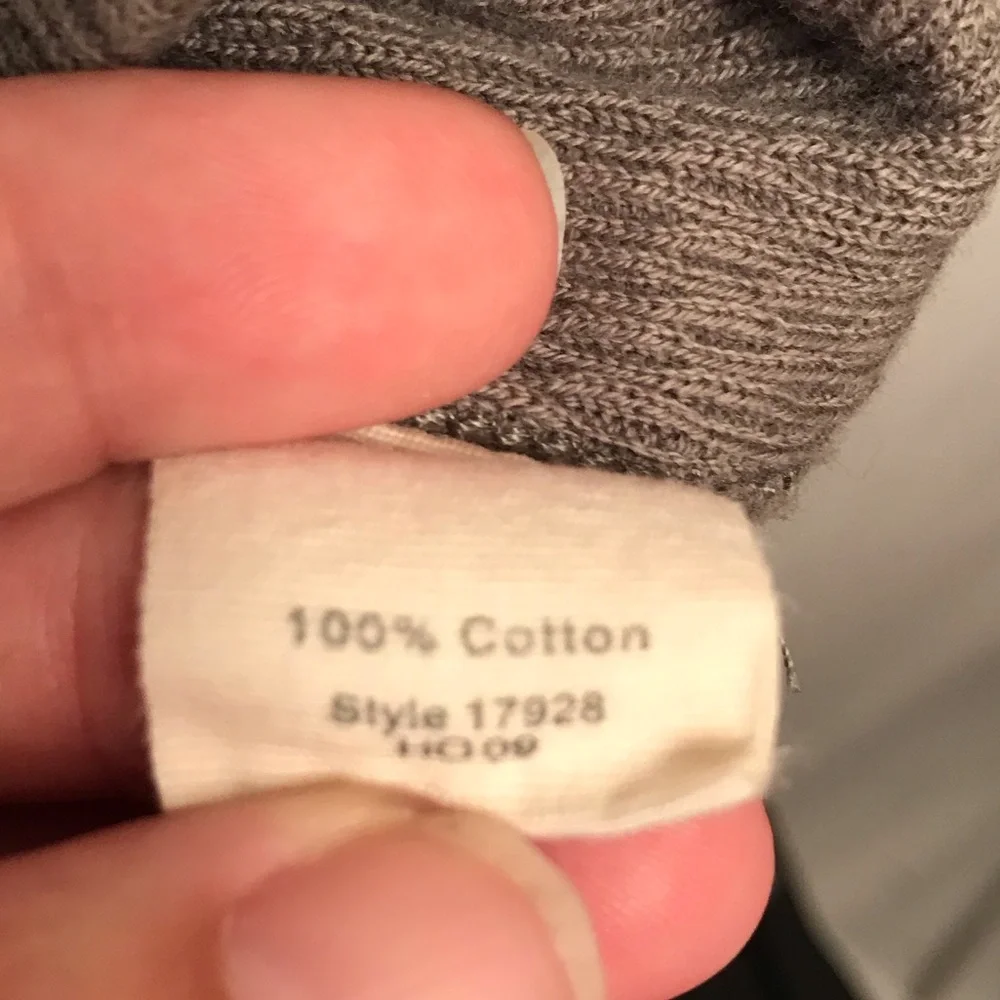 J.Crew Men’s Green Surplus Thermal Size‎ Large Cotton Long Sleeve
